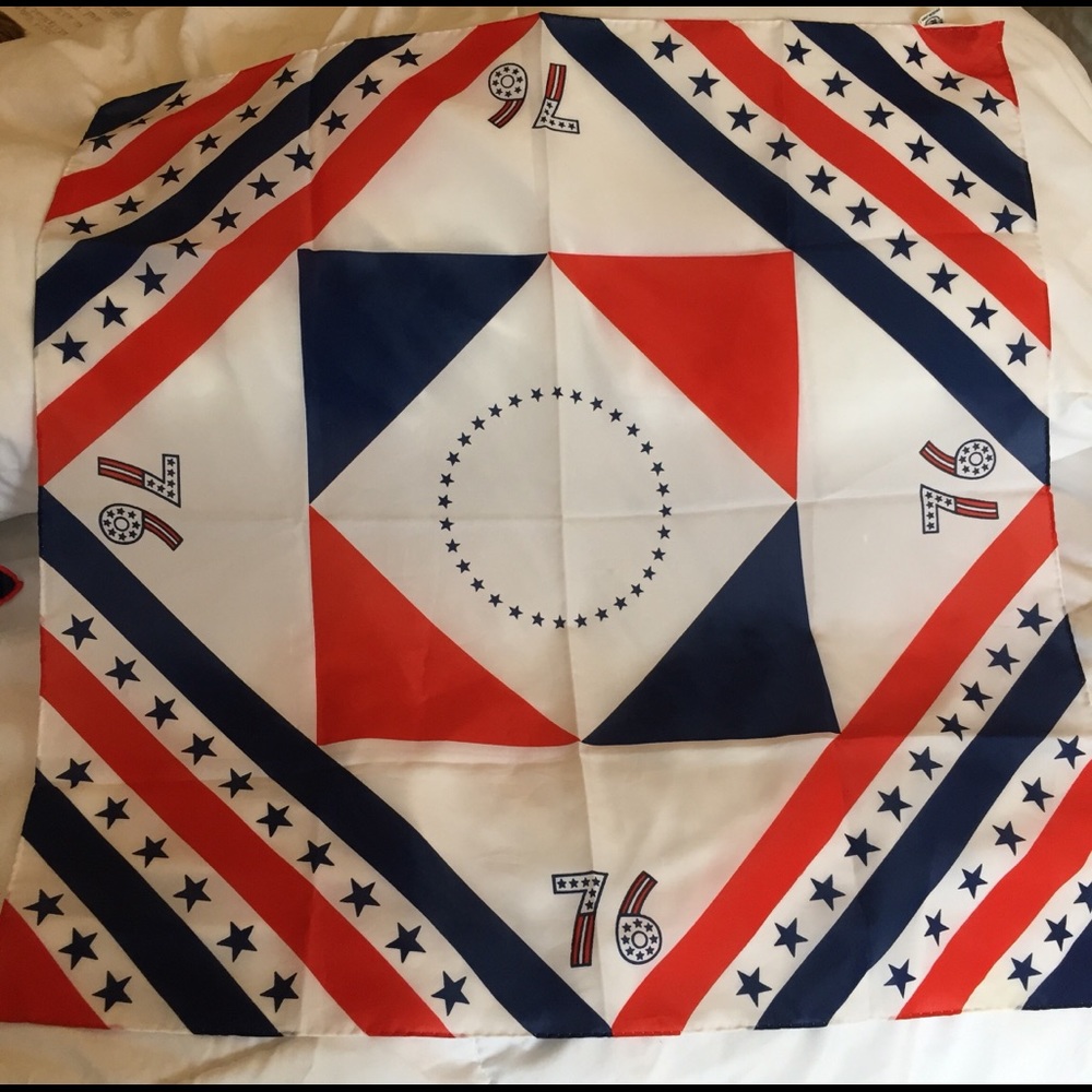 Vintage 1976 silk scarf
